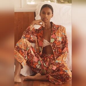 Anthropologie Karen Mabon "Sweet As A Nut" Pajama Set *NWT*-Size Small